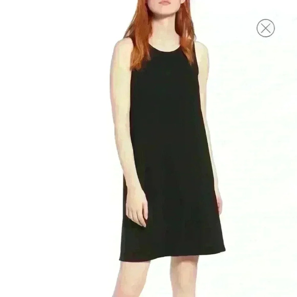 Halogen Black A-Line Sleeveless Dress - Picture 3 of 10